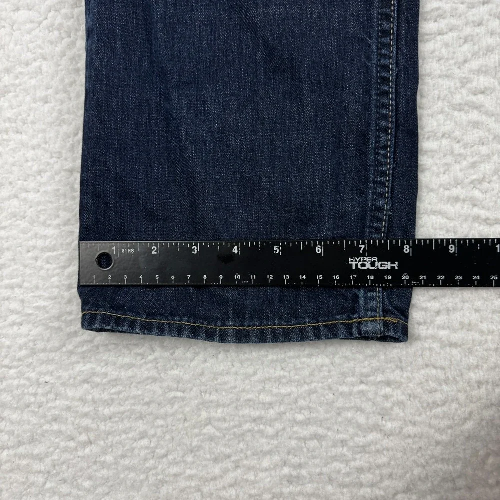 American Eagle Original Straight Jeans Mens 32x34 Blue Denim Cotton